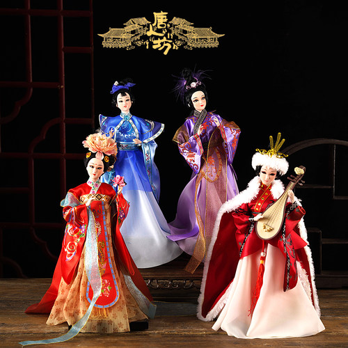 国风摆件新款四大美女