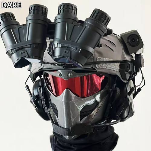 三角洲行动cos威龙蛟龙特战队fast战术装备头盔面具漫展还原造型