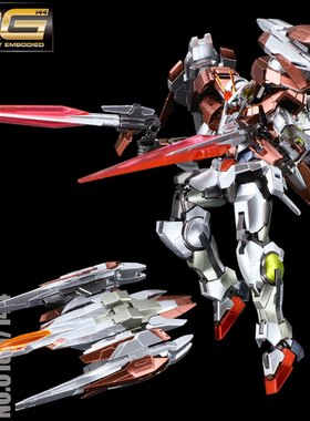 千手万代金属色RG00R三红配色能天使高达RAISER模型官方正品敢达