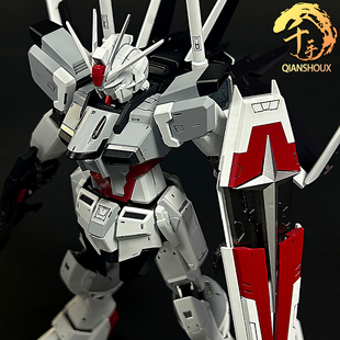 千手万代 MG空战脉冲 命运配色 空装 双剑  1/100 高达模型可变形