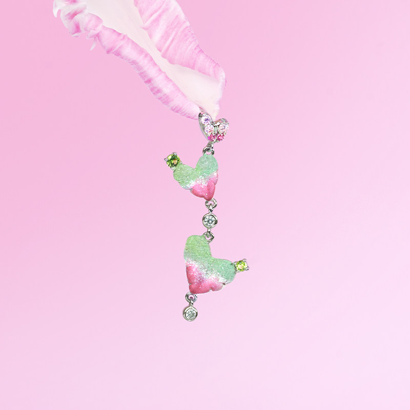 绘间手绘【小兔花园-小心动】甜美少女日圣诞礼物耳环耳夹,饰品/流行首饰/时尚饰品新,耳环,淘宝优惠券,粉丝福利购,淘宝优惠卷