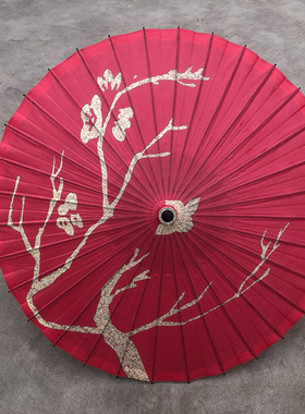 泸州非遗油纸伞古风古典天官赐福红色花城防雨防晒伞装饰结婚摄影