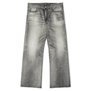 型棉质牛仔裤 WIROTE威络 复古A字宽腿版