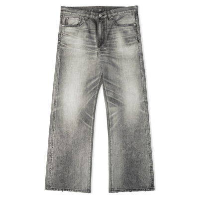 WIROTE威络 复古A字宽腿版型棉质牛仔裤