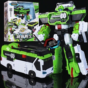 超音爵士托宝战士之银河侦探6儿童玩具机甲变形汽车机器人金刚男