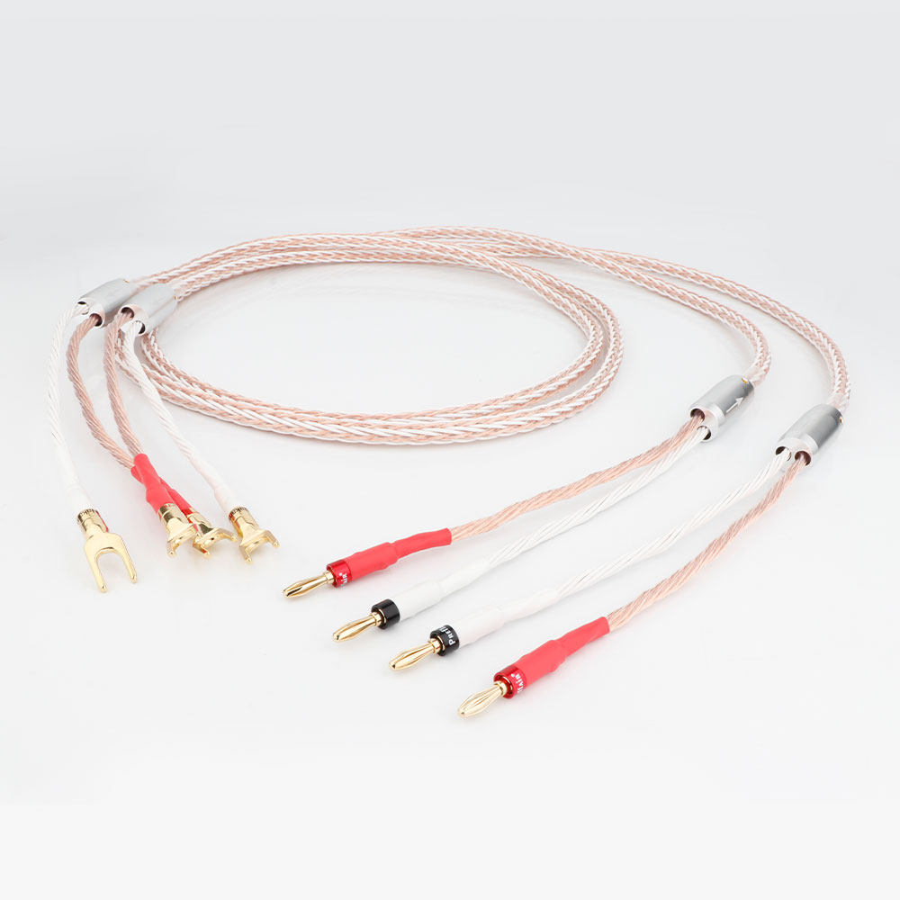 8TC单晶铜发烧级喇叭线 HiFi主音箱线 中置线功放胆机音响线