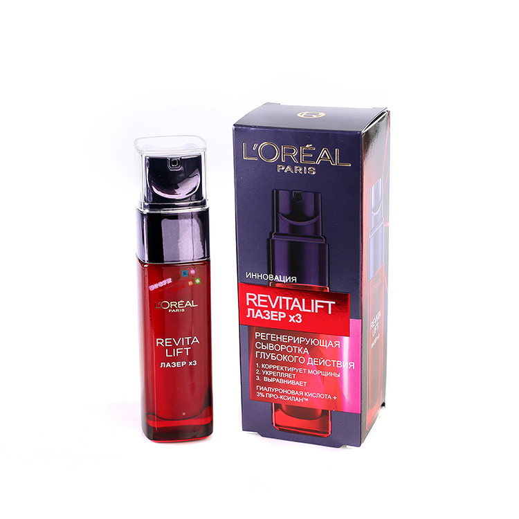 包邮俄罗斯欧莱雅复颜光学嫩肤X3抚痕精华乳抗皱隐形毛孔30ml