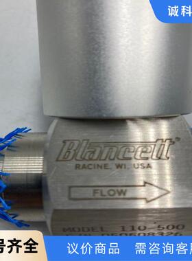 全新美国BLancett B110-500-1/2 高压流量
