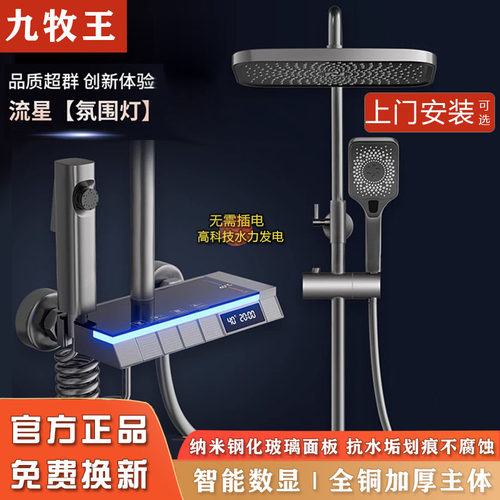 九牧王2025新款全铜花洒终身质保