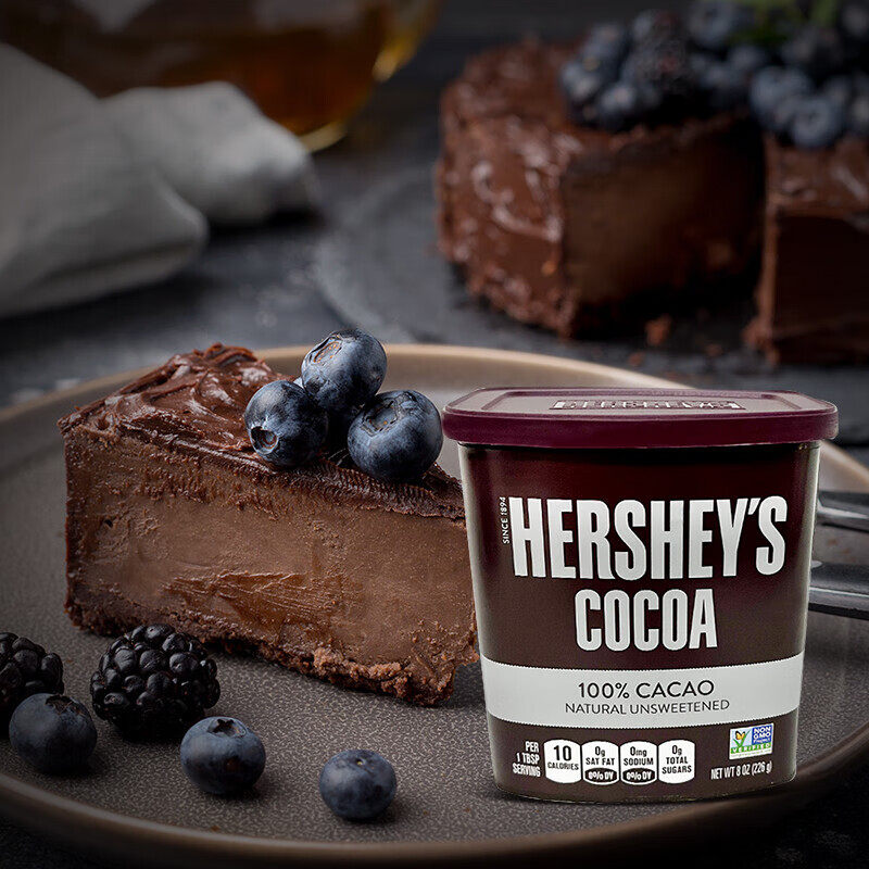 好时(hersheys) 美国进口巧克力粉纯可可粉烘焙食用原料 226g