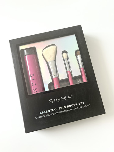 Sigma化妆刷现货旅行装4件套眼影刷晕染刷腮红修容刷配刷盒