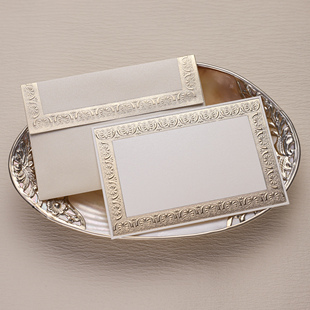 现货Echoes复古质感浮雕烫金手帐祝福表白寄语鲜花信封留言卡贺卡