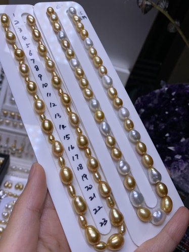 南洋金珠 海水珍珠 keshi随形状