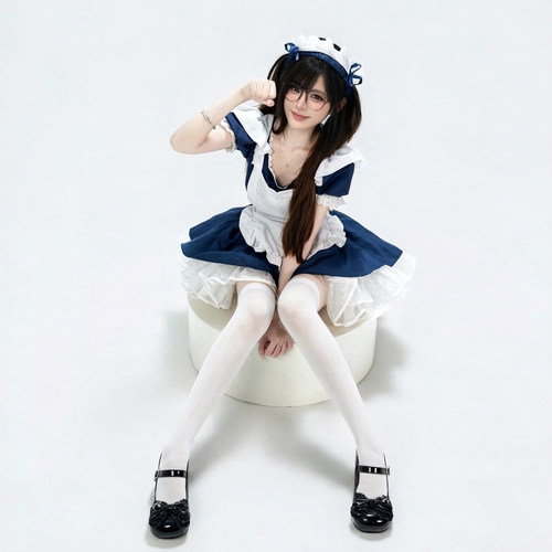 天使女仆装万圣节cos服lolita