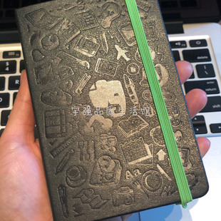【送高级会员】Moleskine X Evernote印象笔记记事本 国际服会员