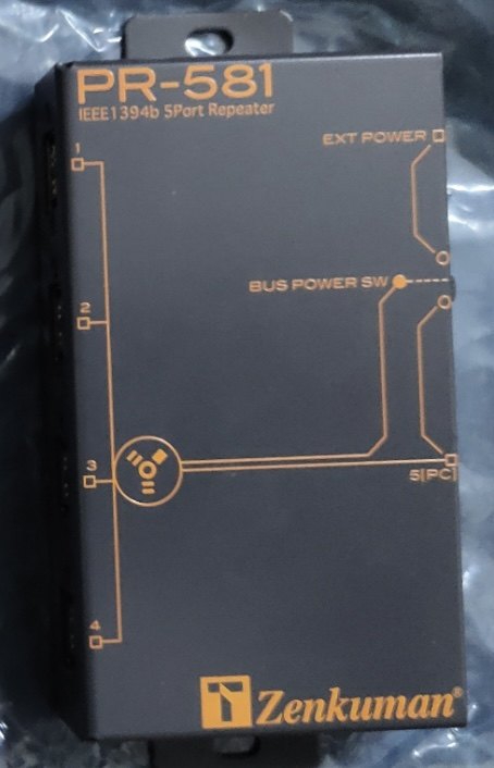 Zenkuman PR-581 IEEE1394B一拖四连接集线转换器全新议价为准