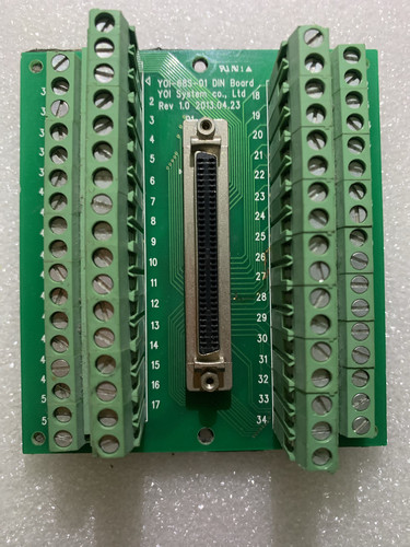 YOI-68S-01 DIN Board 端子板68针线缆座