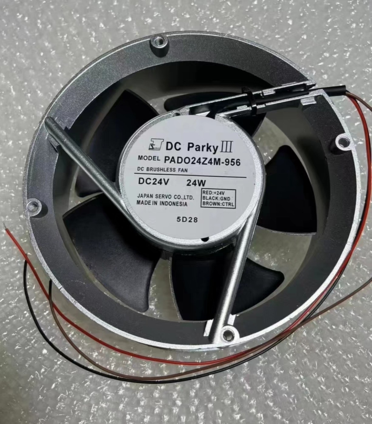 三菱5F印刷机收纸风扇3F钻石3000 3线24V可调速PADC24Z4M-956 24W