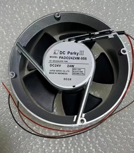 24W 956 三菱5F印刷机收纸风扇3F钻石3000 3线24V可调速PADC24Z4M