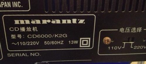 Marantz CD6000/K2G 机芯开关仓 6000OSE光驱带激光头