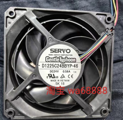 影院数字放映机风扇 D1225C24BBYP-46/AZ-00  24V0.58A 全新风机