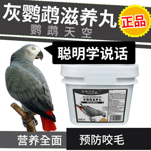鹦鹉天空灰鹦鹉滋养丸灰机饲料粮