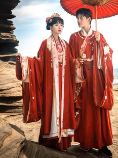 和合花开 十三余小豆蔻儿 大袖 衫 破裙婚服宋 直领对襟长衫 出租