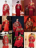 云河千色桃花序遇喜来重回汉婚汉服圆领交领明制男款 出租 合集