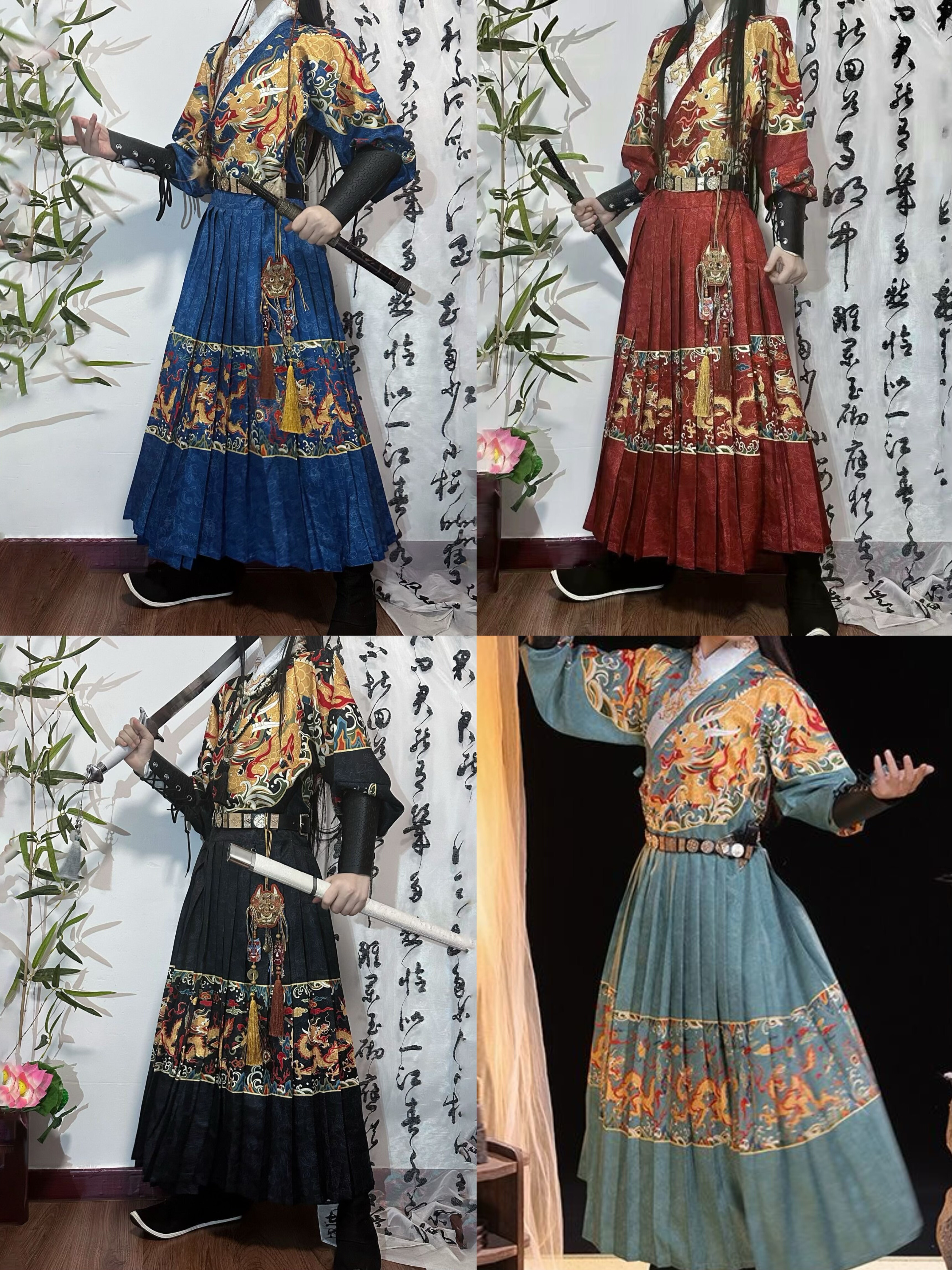 【出租】新明制汉服飞鱼锦衣卫蟒袍服明制男女同款日常情侣春秋季图片