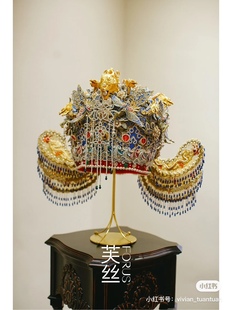 出租 九龙四凤冠宋制汉服 锦瑟衣庄 翟衣 礼服冠 2022年春季