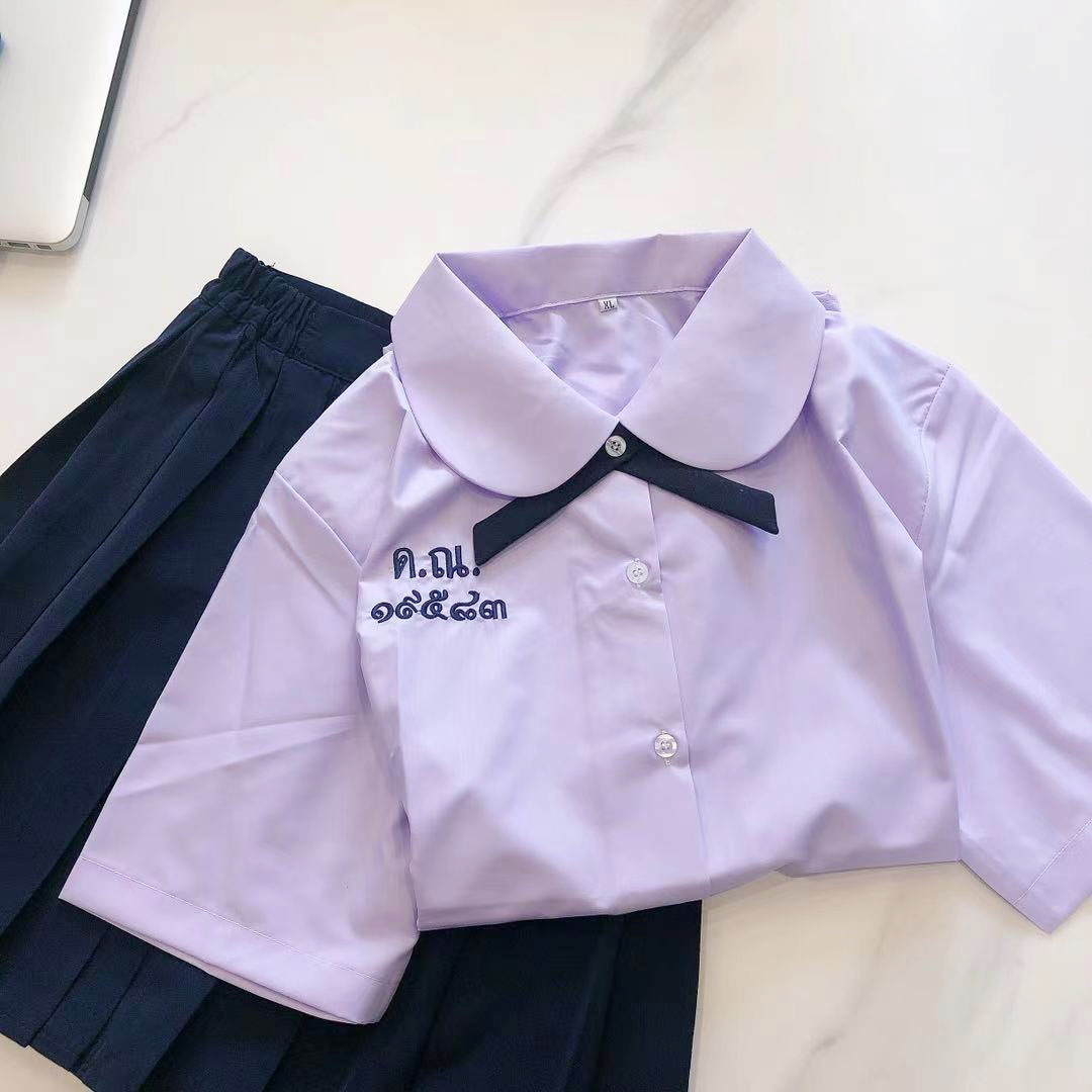 树哥家短袖衬衫女jk制服泰国校服娜诺禁忌女孩夏季衬衣套装可爱在类目 女装/女士精品, 衬衫中 - 来自Buy2taobao.com提供专业的淘宝代购服务