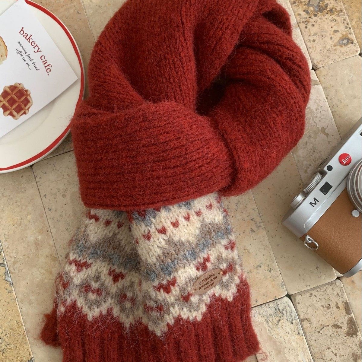 韩系费尔岛圣诞针织围巾女秋冬含羊毛保暖氛围感学生情侣毛线围脖,服饰配件/皮带/帽子/围巾,围巾/丝巾/披肩,淘宝优惠券,粉丝福利购,淘宝优惠卷