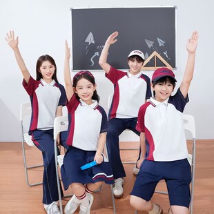 抚州市统一校服夏装初中高中小学生班服夏季短袖春秋长袖运动套装