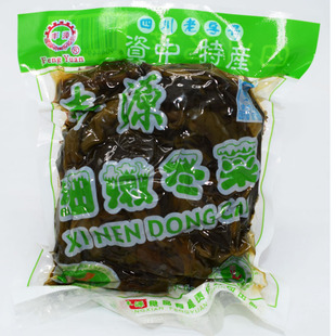 5袋包邮 四川特产资中丰源冬尖细嫩冬菜350g冬菜尖条形腌菜