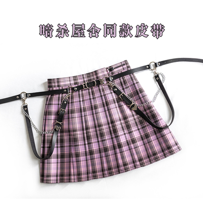 taobao agent Belt, accessory, suspenders, punk style, Lolita style