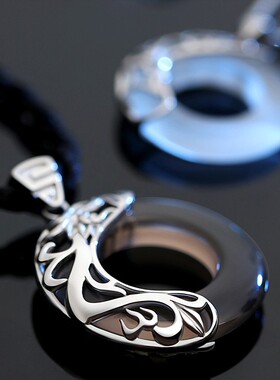 纯银项链吊坠古风定情信物首饰品