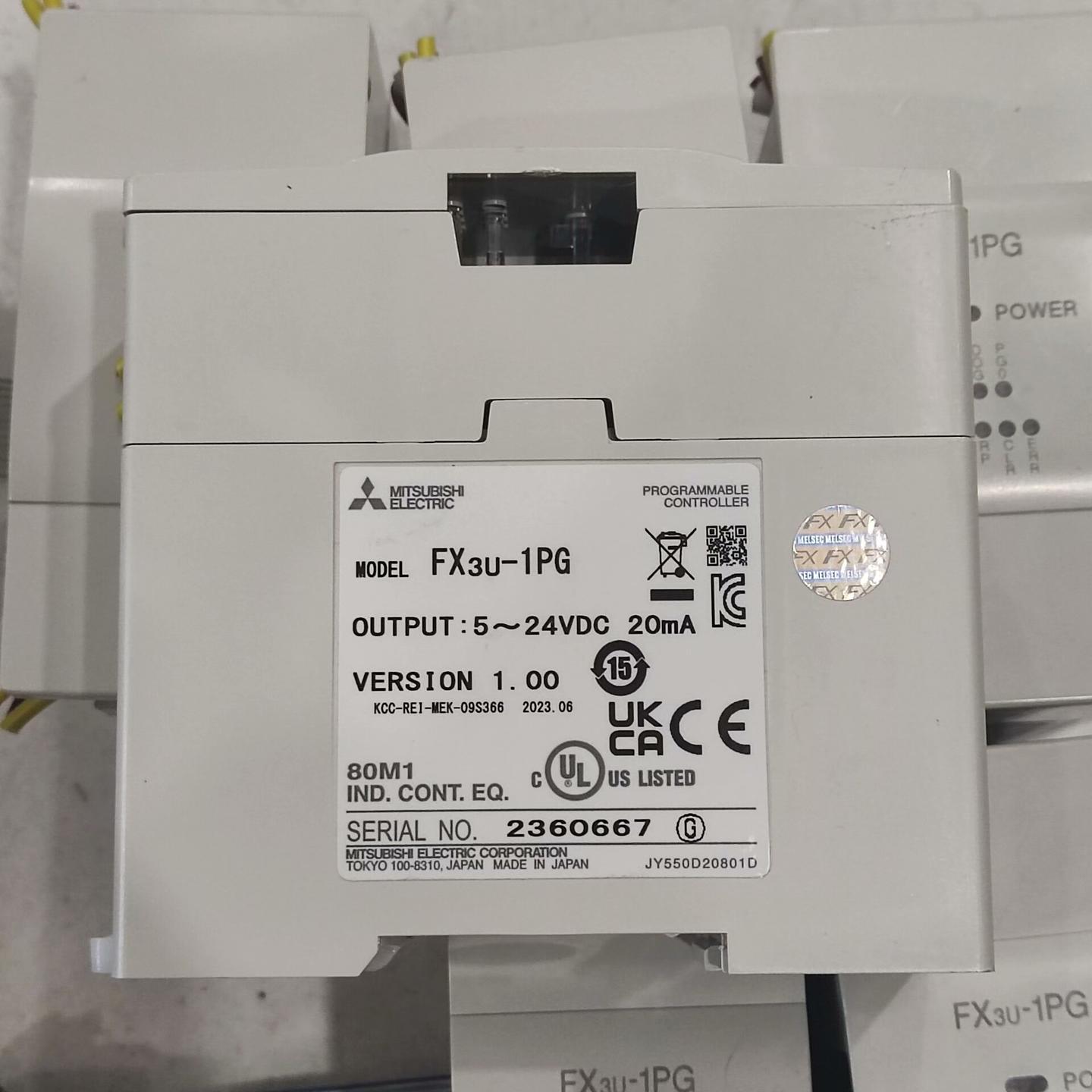 FX3U-1PG 23年充新货