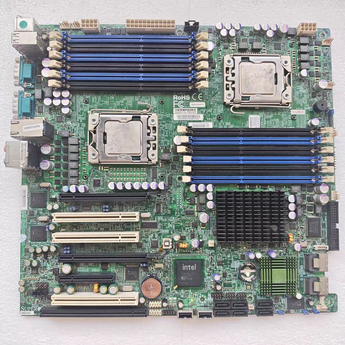 超微 X8DA3 服务器工作站主板 X58 1366针带独立