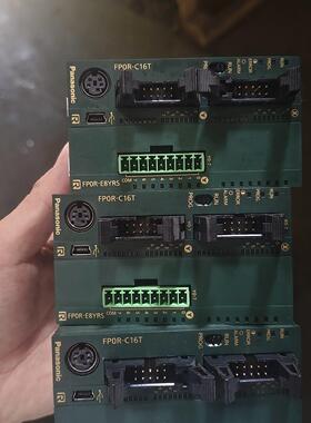 PLC FP0R-C16T +fr0r-e8yrs拆机多