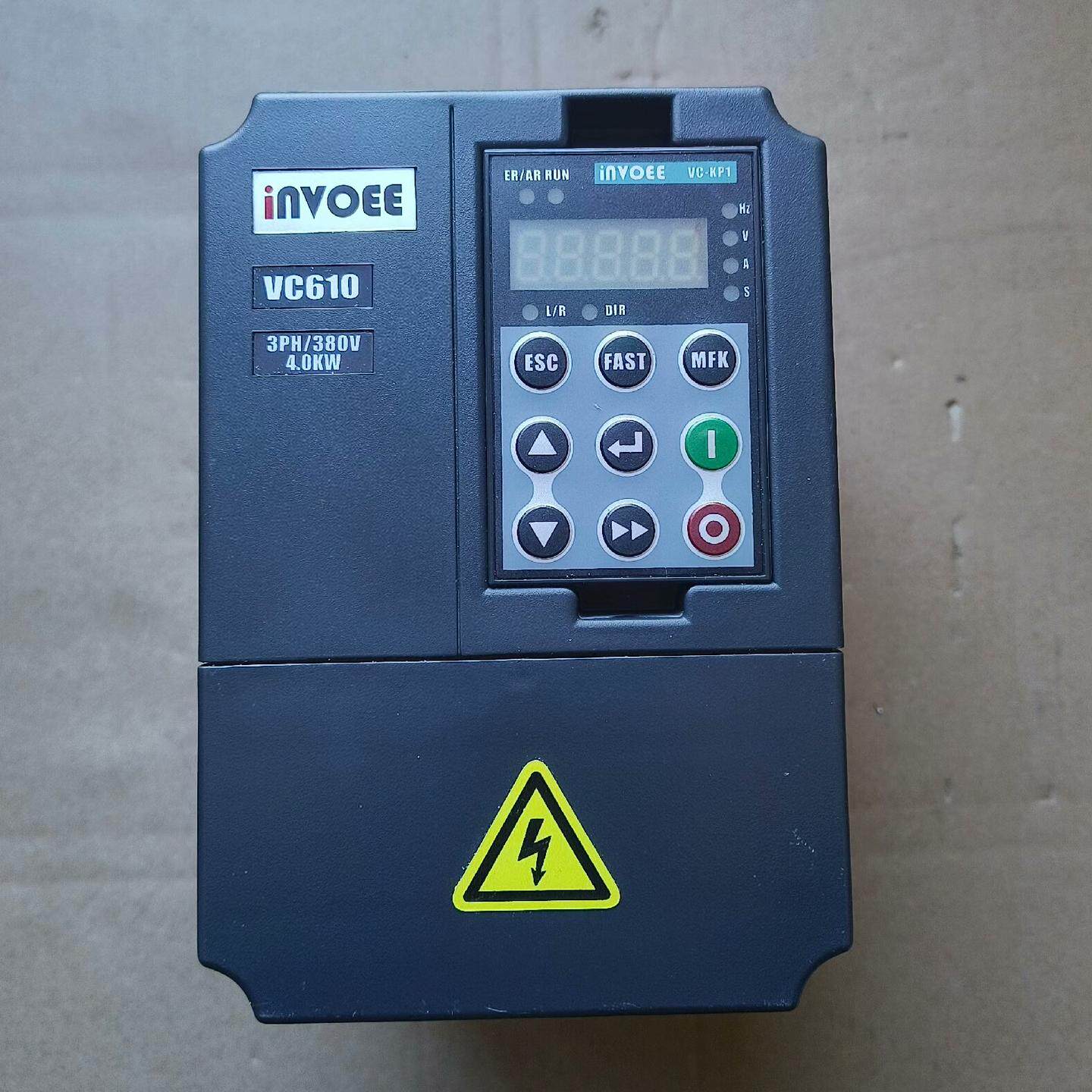 英沃变频器VC610-4T0040G 4kw 正常拆机 实物