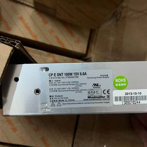 魏德米勒开关电源 型号CP E SNT 100W 15V