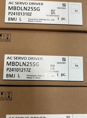 A6 MBDLN25SG 400W脉冲型驱动器