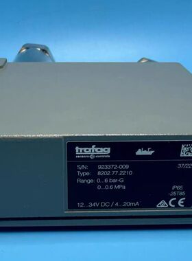 Trafag压力传感器 8202.77.2210 0-0.6