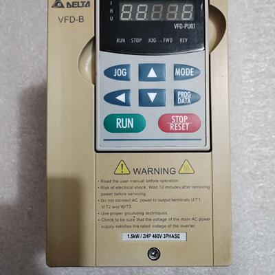 台达变频器VFD015B43A 1.5KW 380V 在位拆