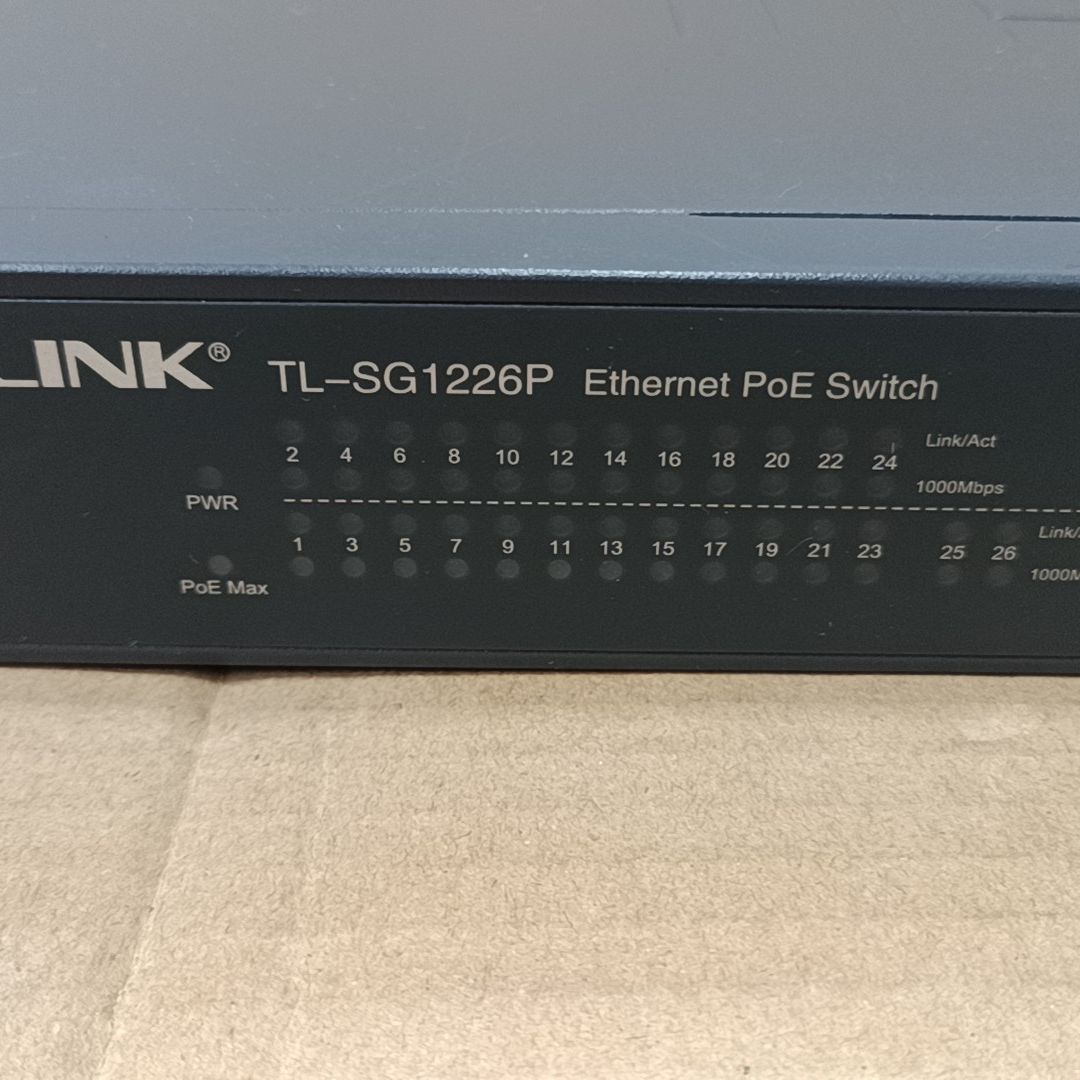 TP-LINK TL-SG1226P 24口全千兆POE交换