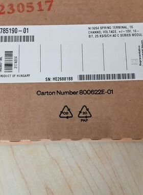 NI 9264 785190-01  一