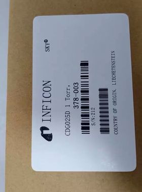 INFICON CDG025D 1 Torr 型号378-0