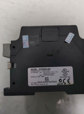 台达PLC扩展模块DVP06XA-E2 4AI/2AO 成色