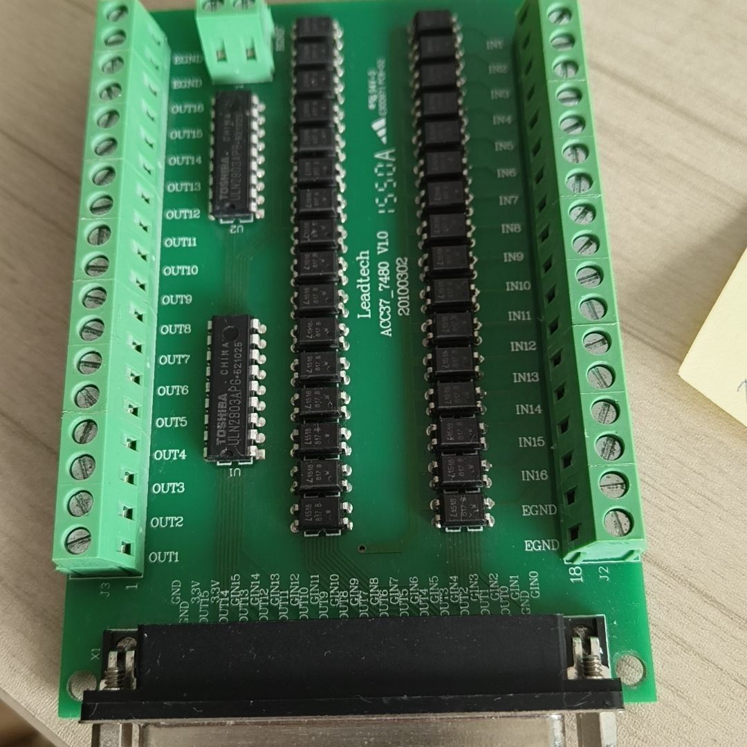 雷赛37针接线板ACC37-7480拆机件 成色好 功能包好