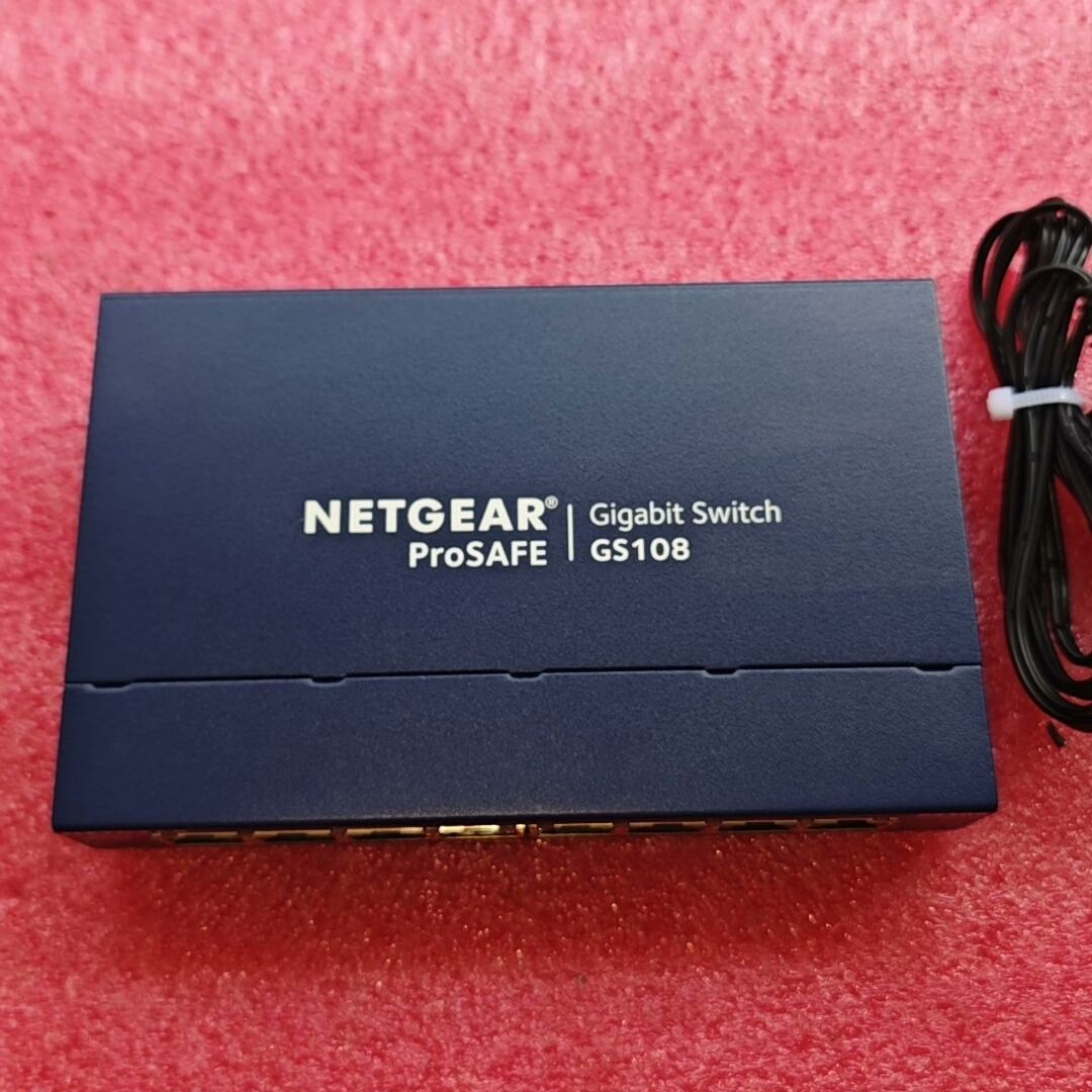 NETGEAR网件GS108v4全千兆8口交换机 配电源